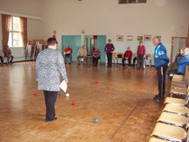 Boccian opeusta kerhossa 18.10.16