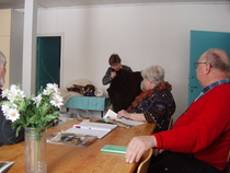 20.3.18 lampuri Sirpa esittelee työtään ja tuotteita.