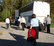 Juhlapäivän aamuna lähtötohinoita